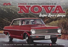 Moebius 1/25 Scale 1965 Chevy Nova SS Coupe Plastic Model Kit 2322