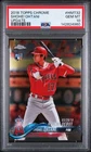 2018 Topps Chrome Update Shohei Ohtani Rookie #HMT32 PSA 10