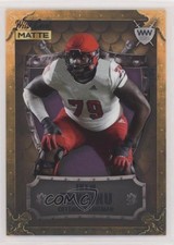2022 MATTE Weekend Warriors Gold - Frame / Purple 31/50 Ikem Ekwonu Shield 2zr