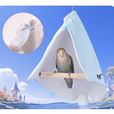 Bird Hammock Bird Sleeping Nest Hideaway Cage Accessories Multifunction Hiding