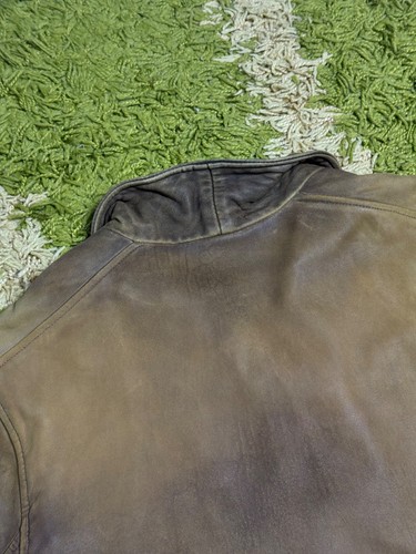 Ralph Lauren Damen Lederjacke Größe 8 Braun Used-Look - Bild 9 von 10