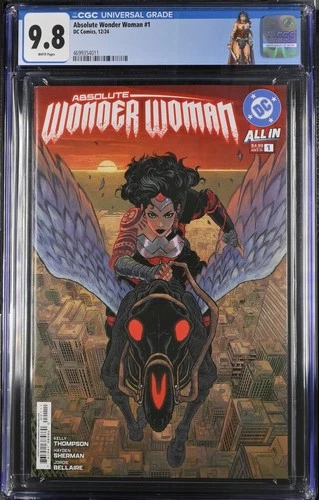 🔥 Absolute Wonder Woman #1 CGC 9.8 Graded Cover A 1st Printing DC Comics 🔥