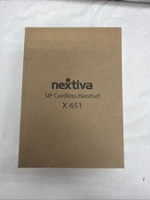 Nextiva X-651 DECT VoIP Cordless Handset w/ Charger and cords NEW IN BOX