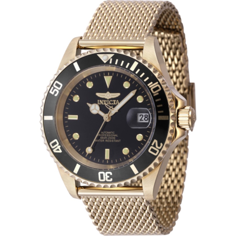 Invicta Pro Diver Automatic Date Men's Watch with Black Dial 47722