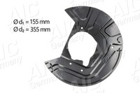 Aic Spritzblech Bremsscheibe 55908 Aluminium FüR Bmw X3 E83 Xdrive