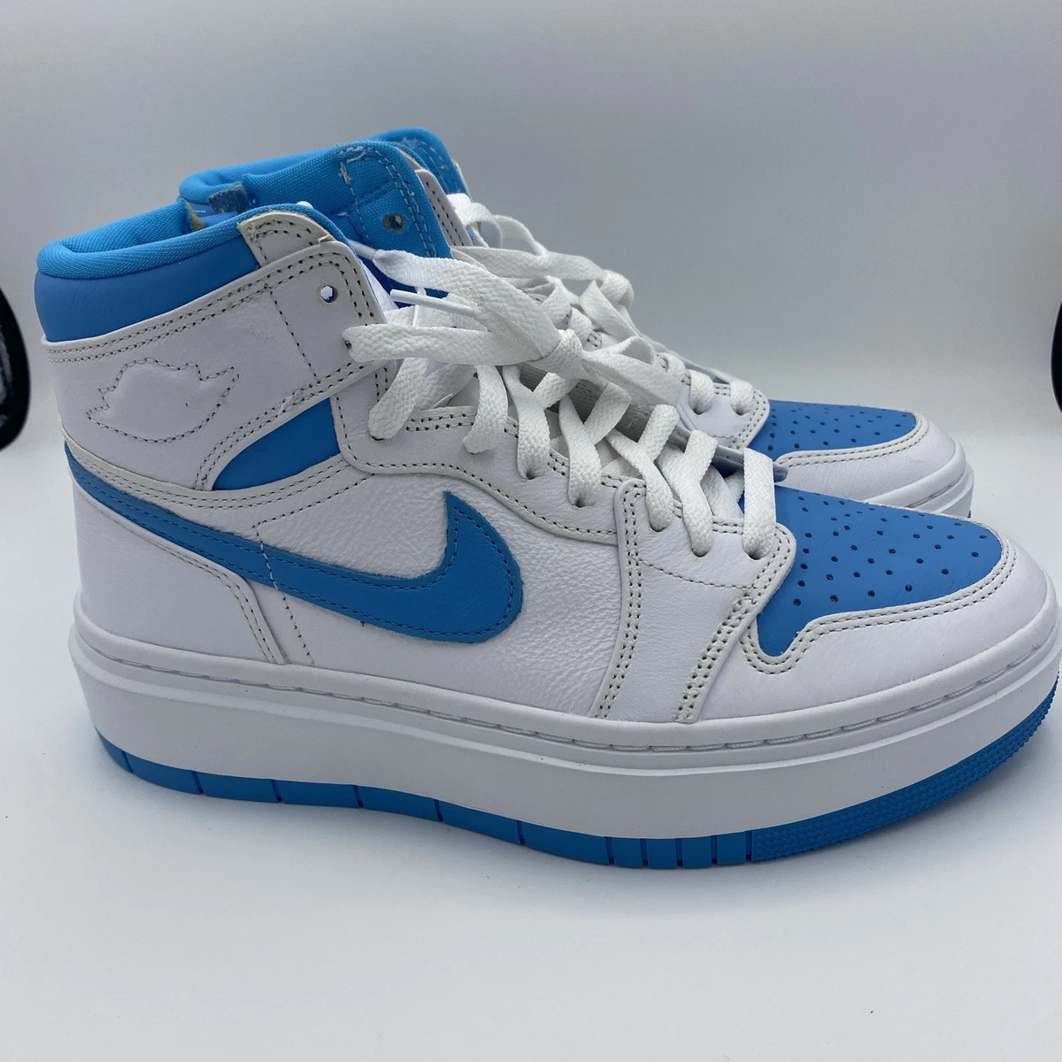 Jordan 1 Elevate High White Dark Powder Blue W for sale | eBay