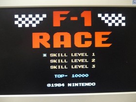 [Tube 00] [] Game Software FC F1 Race (No Box Theory) Famicom Family Computer