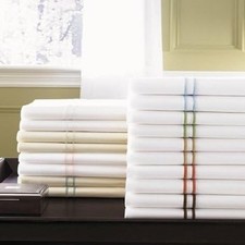 Grande Hotel Collection - King Pillowcases 22x42 - White/Blue