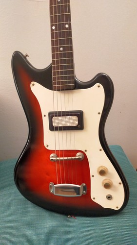 Supro Lexington Electric Vintage Guitar 1967 Great Condition-Original Case - Picture 2 of 16