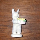 Department 56 Snowbunnies A Basket of Joy Figure Easter Bunny EUC w box 56.05824