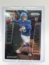 2025 Panini Prizm - Fireworks Jaxson Dart #6 (RC)