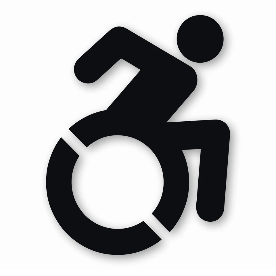 ORACAL Handicap Symbol Wheelchair - Vinyl Decal Sticker - CHOOSE Size & Color