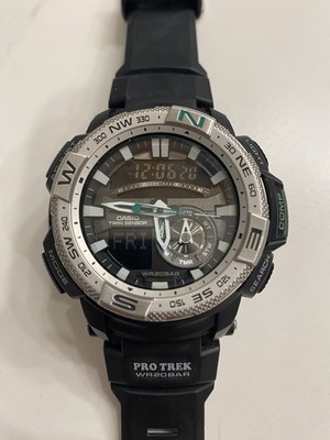 CASIO PRG280-1 (5415) ProTrek Twin Sensor Men's Analog/Digital Watch NEW BATTERY