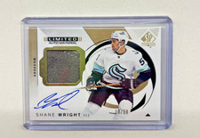 2024-25 SP Authentic Shane Wright Limited Auto Material /50 GLOVE PATCH