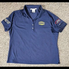 NASCAR #37 47 Bush's Best JTG Racing Nike DriFit Polo Wmn XL