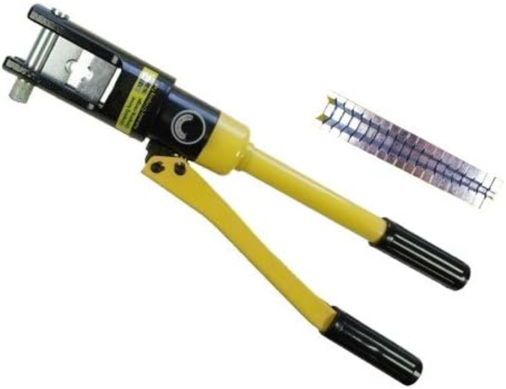 KATSU Crimpatrice Idraulica 10T con 8 Filiere in Acciaio 4-70mmÂ² Crimpatrice Pi