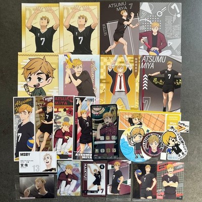 Haikyuu Atsumu Miya Postkarte Aufkleber Karte Untersetzer Lot Sammlerstück Ja...