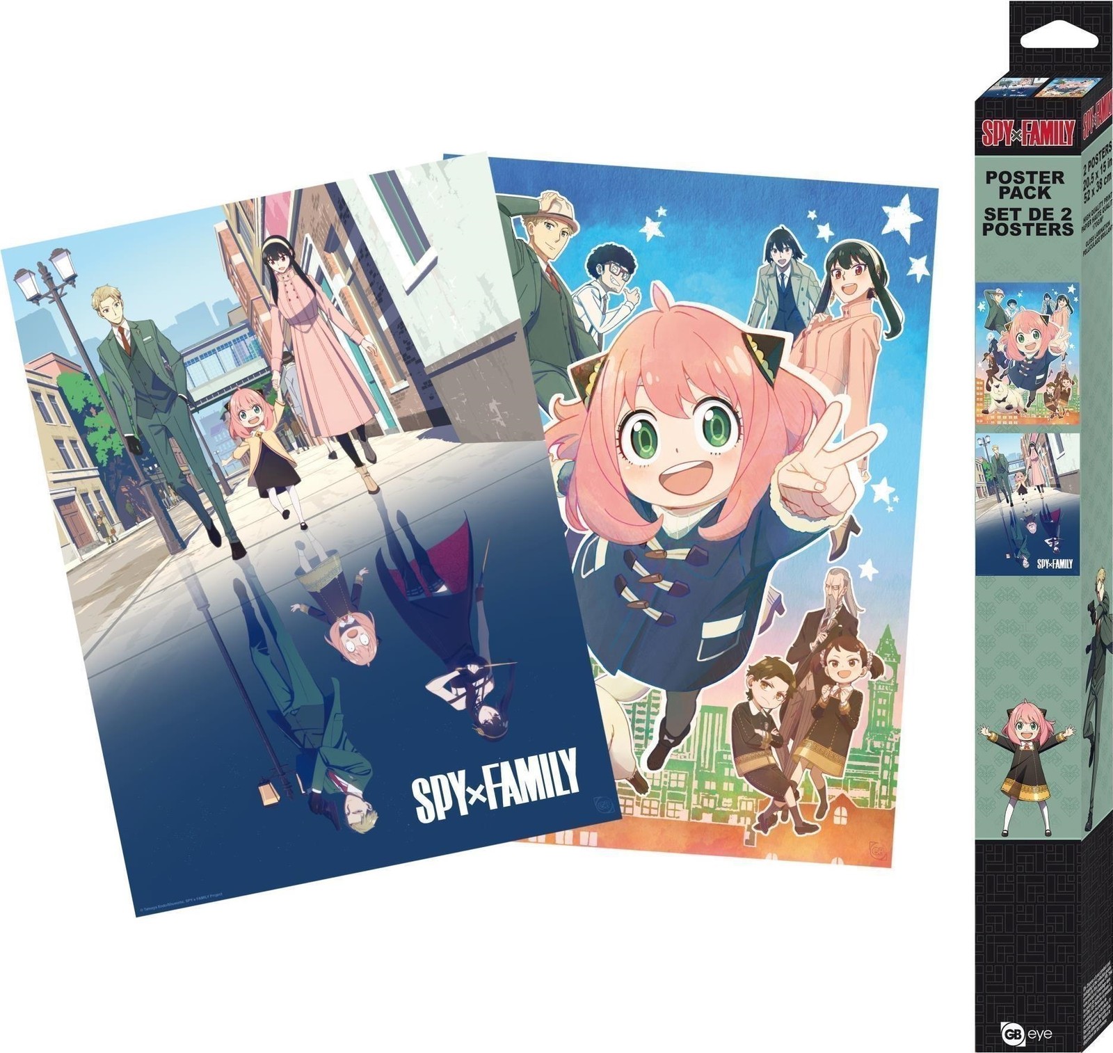 Spy X Family - Set 2 Posters Chibi 52X38 - A Double Family -