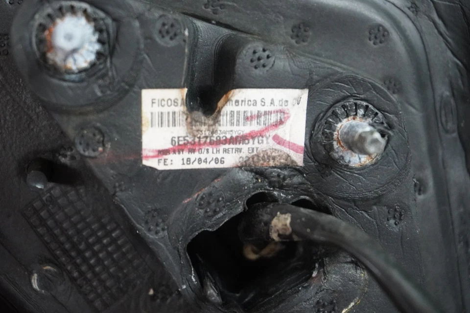 Espejo retrovisor izquierdo Mercury Milan 2006 2007 2008 lado del conductor OEM 6E5317683AM5YGY Foto 4 de 4