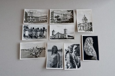 Lot von 9 AKs Paraguay, Asunción, Palacio de Gubierno, Banco del P., Indiomotive