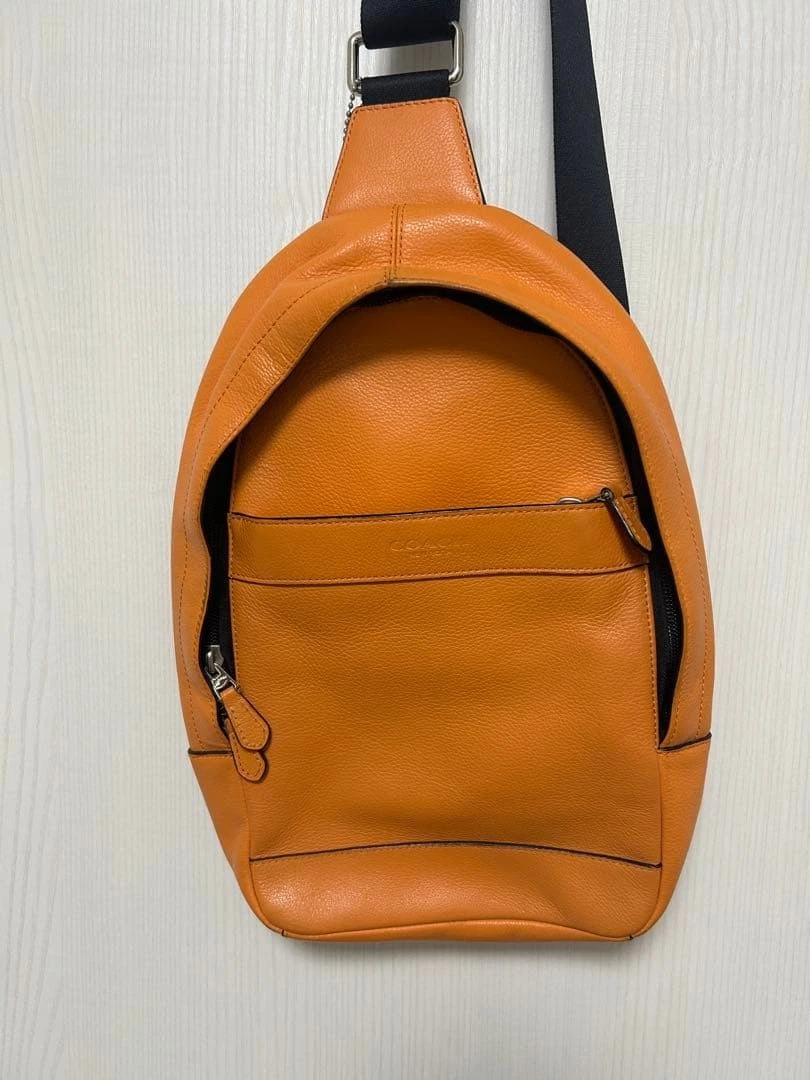 Coach Orange Men's Messenger Bags for sale | eBay