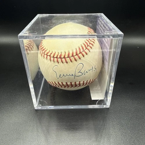 Ernie Banks Signed Baseball HOF Auto JSA Certified Autograph
