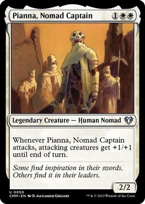 2023 Magic: The Gathering: CMM - Pianna Nomad Captain (#50, U, Near Mint)