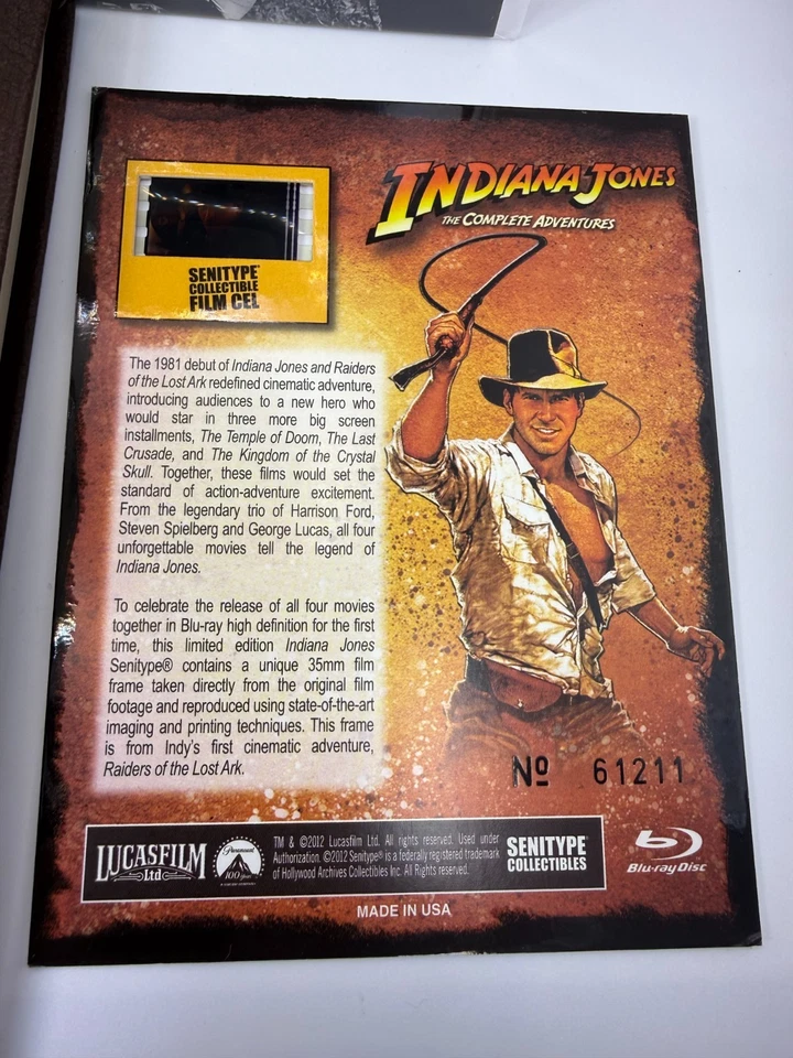 Indiana Jones: The Complete Adventures - Limited Edition Collector's Set Blu-Ray - Image 3 of 4