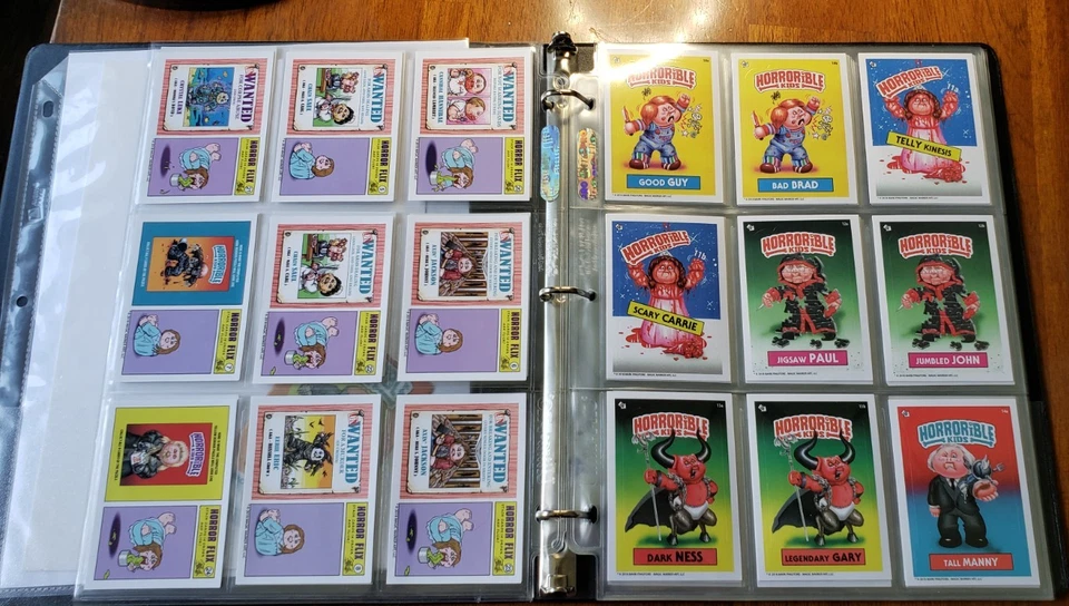 HORRORIBLE KIDS 2018 Serie 1-3 Set Mark Pingitore Primera Impresión * Cubo de Basura Niños Foto 4 de 4