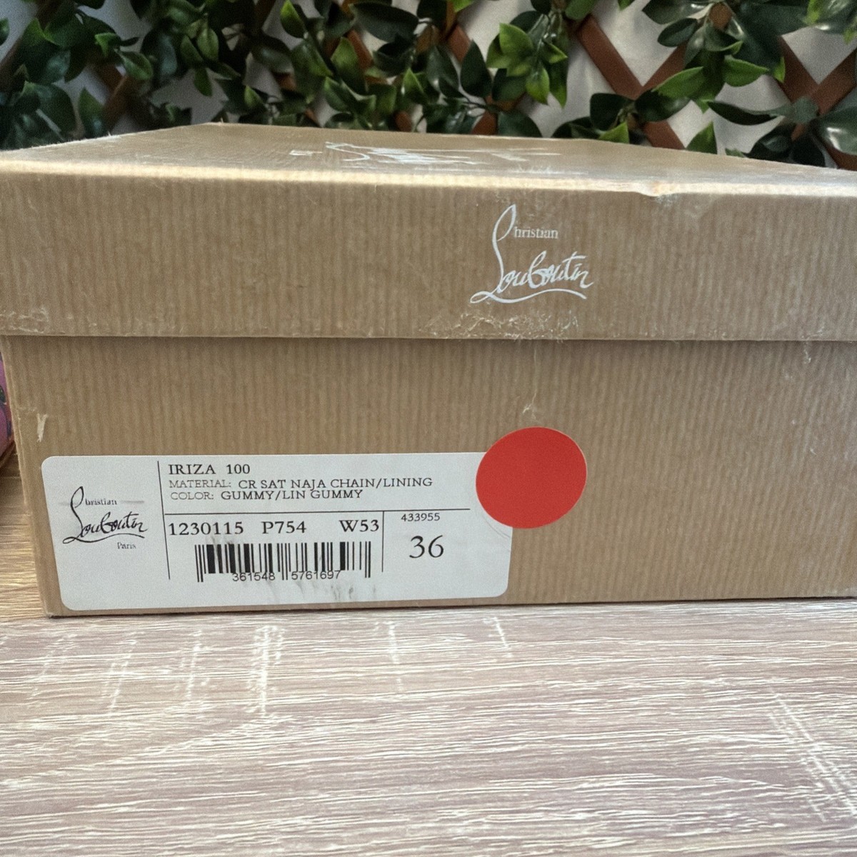 【極美品】Christian Louboutin バレエシューズ ベロア　25㎝ NIB Christian Louboutin Satin Printed Iriza Pumps Gummy Snakes