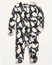 Old Navy Halloween 2-Way-Zip Sleep Play Footed One-Piece Size 0-3 Month NWT