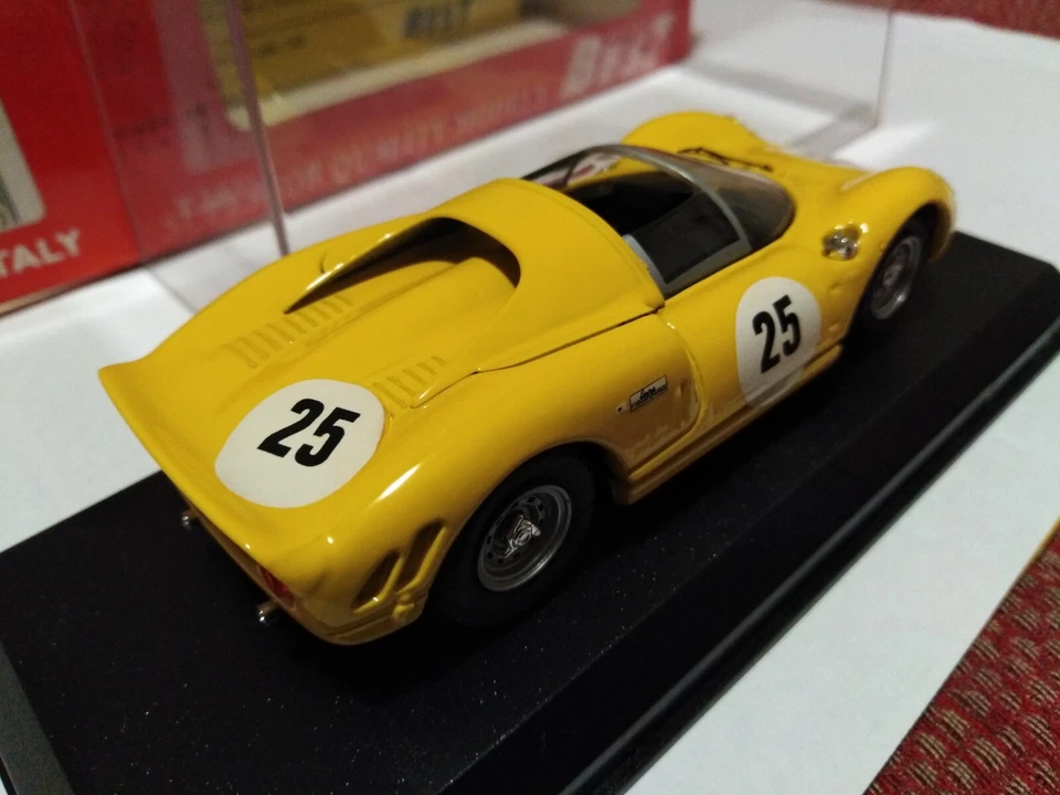 BEST MODEL 1:43 FERRARI 365 P2 BIANCHI/LANGLOIS DAYTONA 1966 CON BOX - Immagine 3 di 4