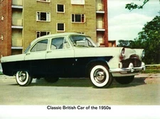 *Classic Car Postcard-"Classic British Car of the 1950's"   {RB39}