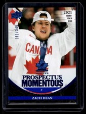 2023-24 Team Canada Juniors Prospectus Momentous Blue Zach Dean 191/349 #PM-14