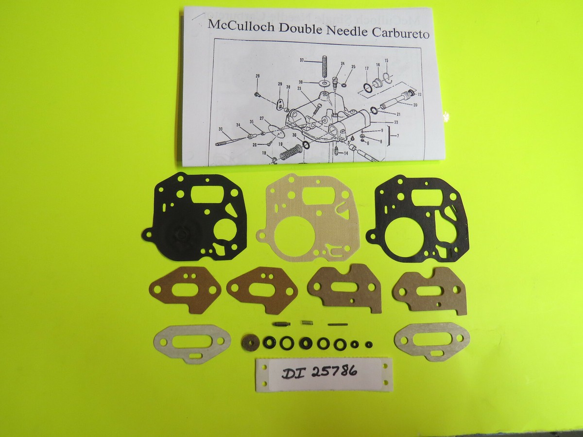 McCulloch 66503 Mac 1-10 2-10 3-10 Carburetor Walbro Double