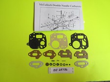 McCulloch 66503 Mac 1-10 2-10 3-10 Carburatore Walbro Kit Carburatore Doppio Ago