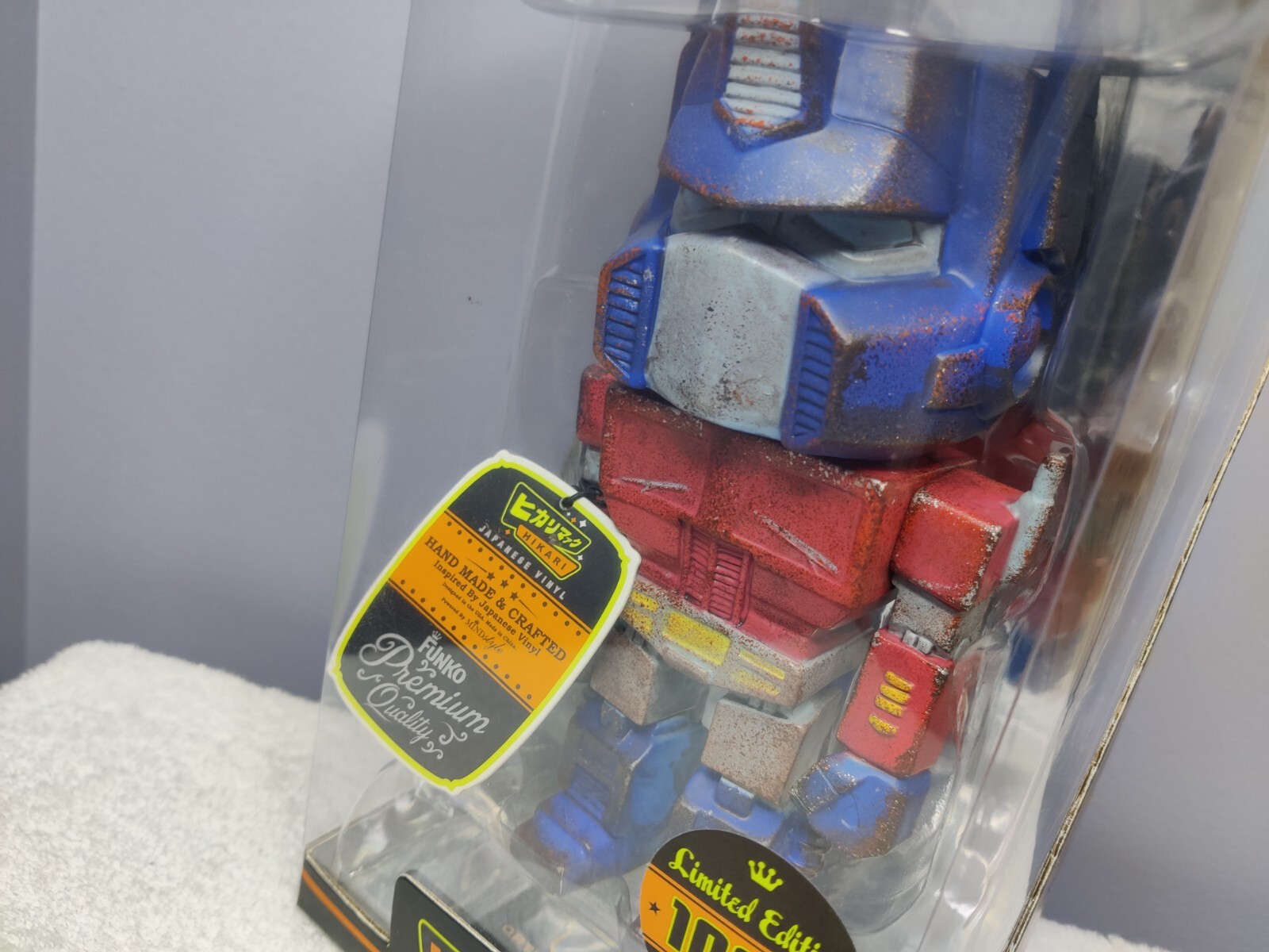 Funko Hikari Transformers Battle Ready Optimus Prime Japanese Vinyl LE 1000