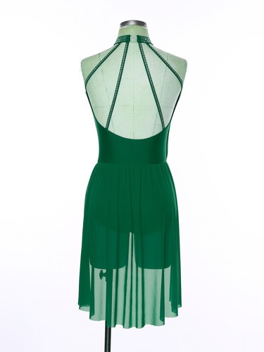 Women's Dancewear Latin Dress Stage Costume Backless Contemporary Lyrical Shows - Picture 89 of 95