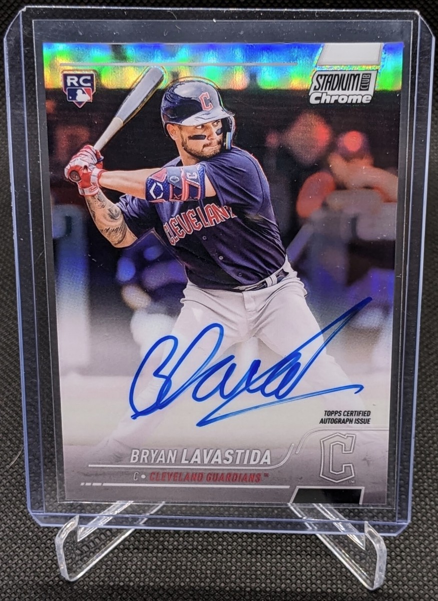 2022 Topps Stadium Club Chrome Bryan Lavastida Auto RC Rookie Card 