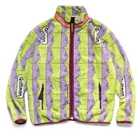 KAPITAL bamboo Guttman Pattern fleece zip up blouson green new