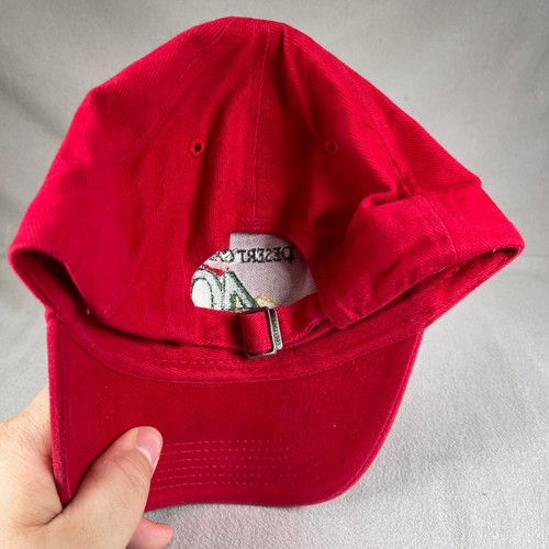 Gorra Desert Canyon GC para hombre talla única roja con tirantes bordada North End - Imagen 9 de 10