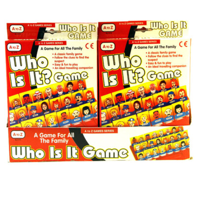 Who Is It Spiel Who's Who Mini Kinder Reise Auto Urlaub Familienspiel Spielzeug