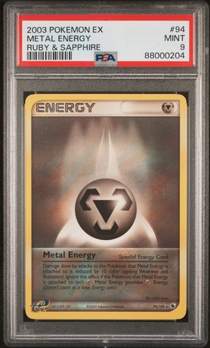Metal Energy graded PSA 9 for sale on eBay