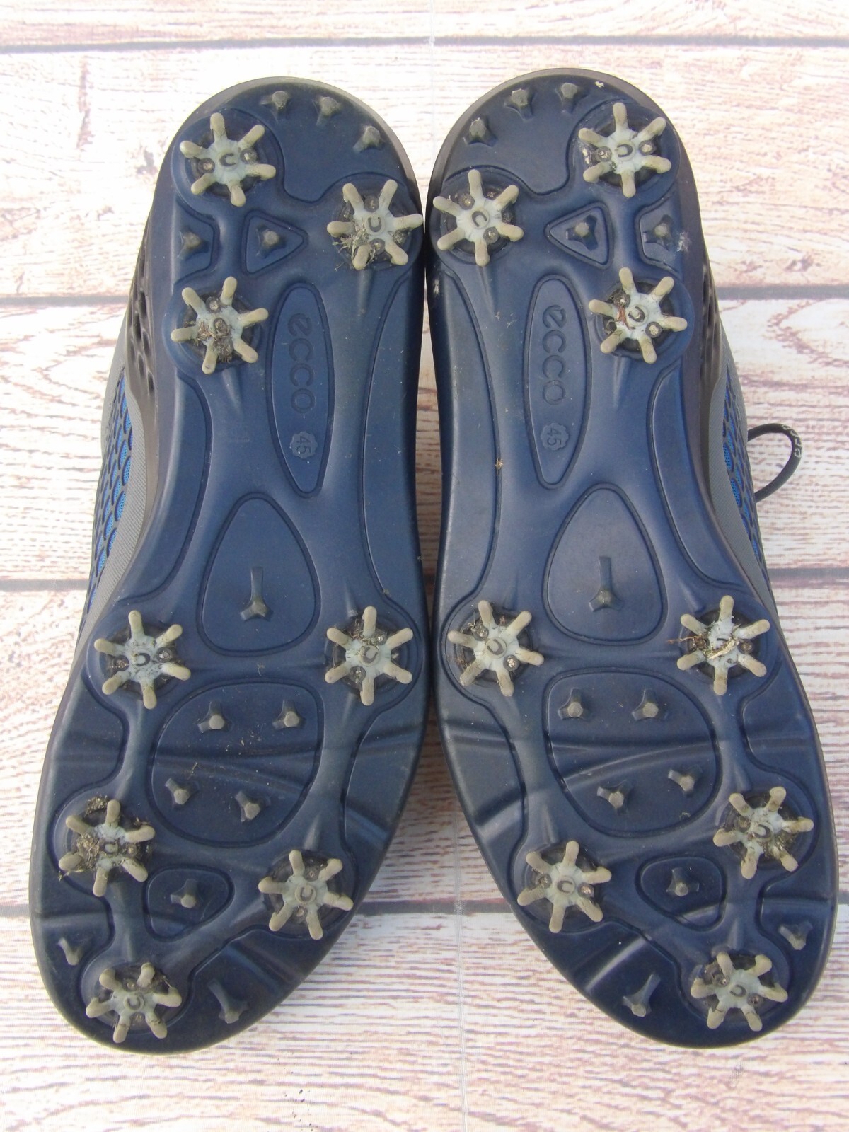 Ecco Men's Blue & Gray Golf Shoes-Size 45 US 11