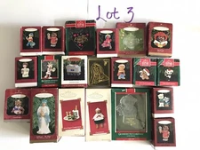 Mixed Lot of 20 Christmas Ornaments Mostly Hallmark Keepsake Vintage NOS LOT #3