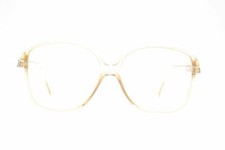 Vintage Terri Brogan 8621 Optyl Brown Oval Glasses Frame Eyeglasses NOS