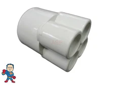 Hot Tub, Water Manifold, 1/2" Slip, 4 Port, Transition, 1-1/2" Slip