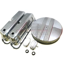 Ford SBF Finn Polish 62-85 Small Block 14"Cleaner Engine Dress Up Kit Nostalgic 