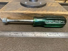 3/8 NUT DRIVER 6 POINT VINTAGE XCELITE #12 USA NOS