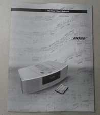 Bose Wave Radio CD - Owners Guide User Manual Original Instruction Booklet